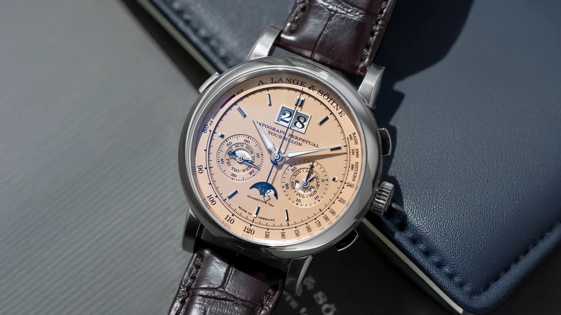 A. Lange & Söhne Datograph Perpetual Tourbillon ref. 740.056FE watch front