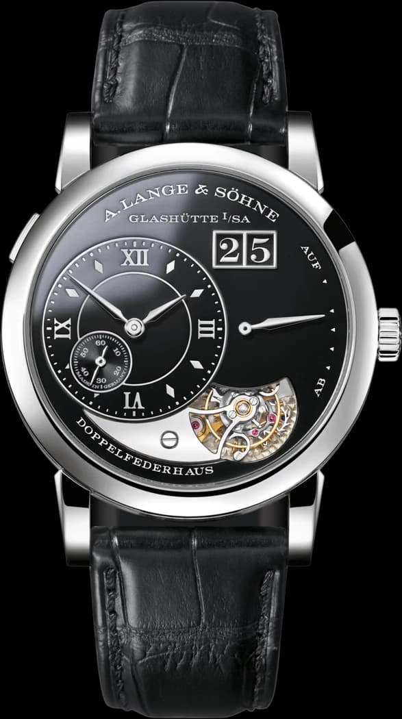 A. Lange & Söhne Lange 1 Tourbillon Handwerkskunst ref. 704.048F watch front