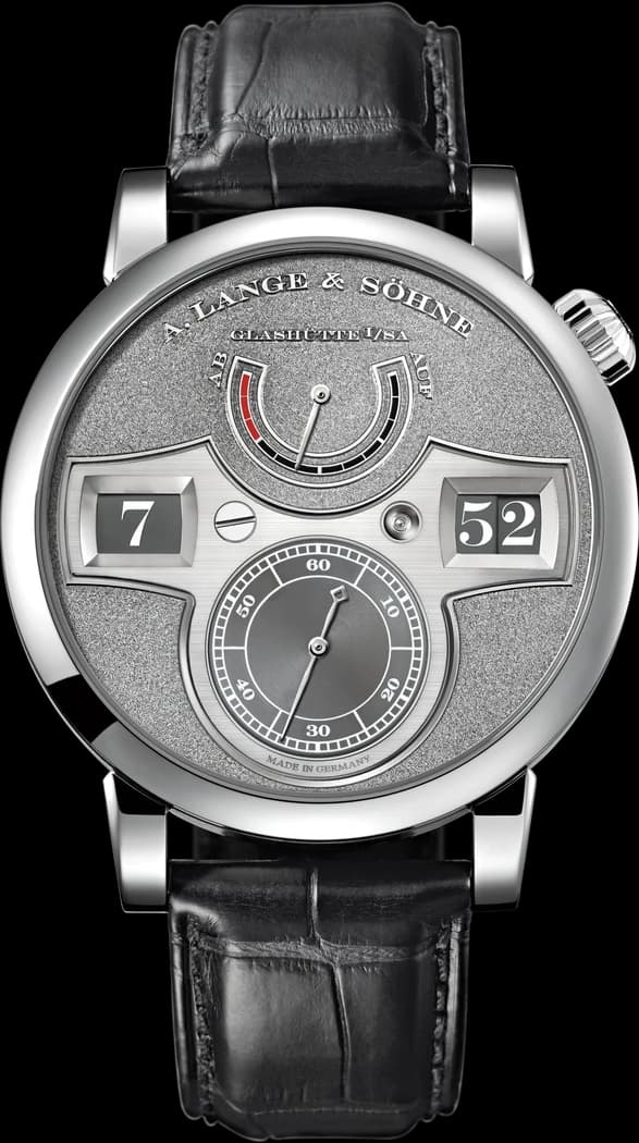 A. Lange & Söhne Zeitwerk Handwerkskunst ref. 140.048 watch front