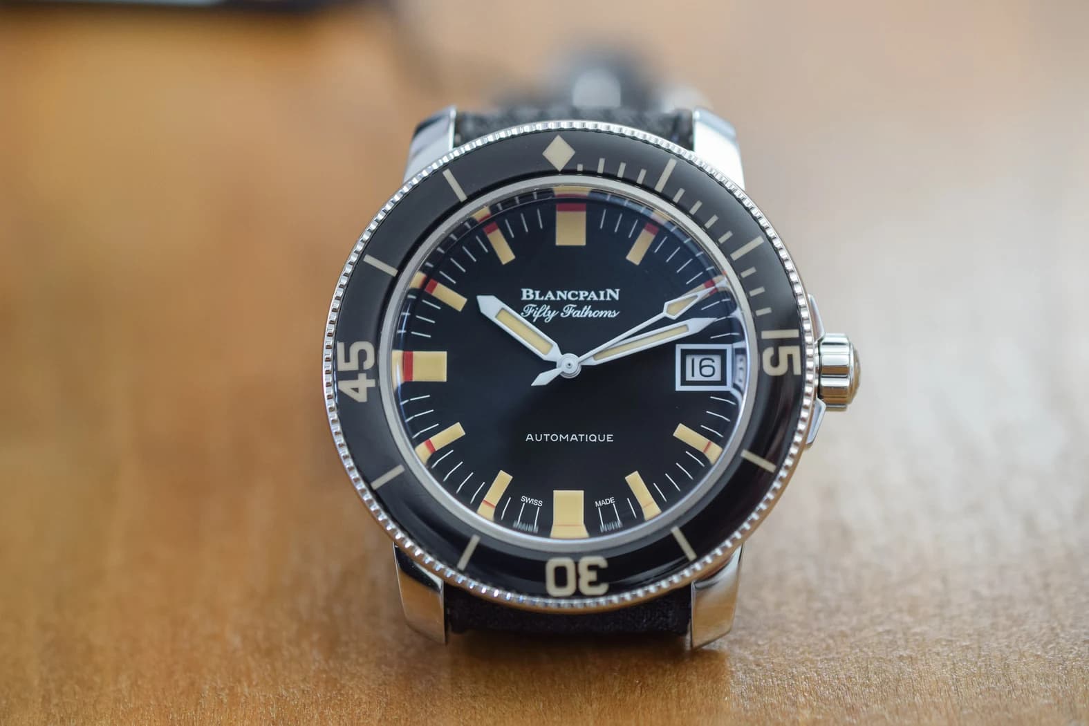 Blancpain Fifty Fathoms Barakuda ref. 5008B-1130-B52A watch front