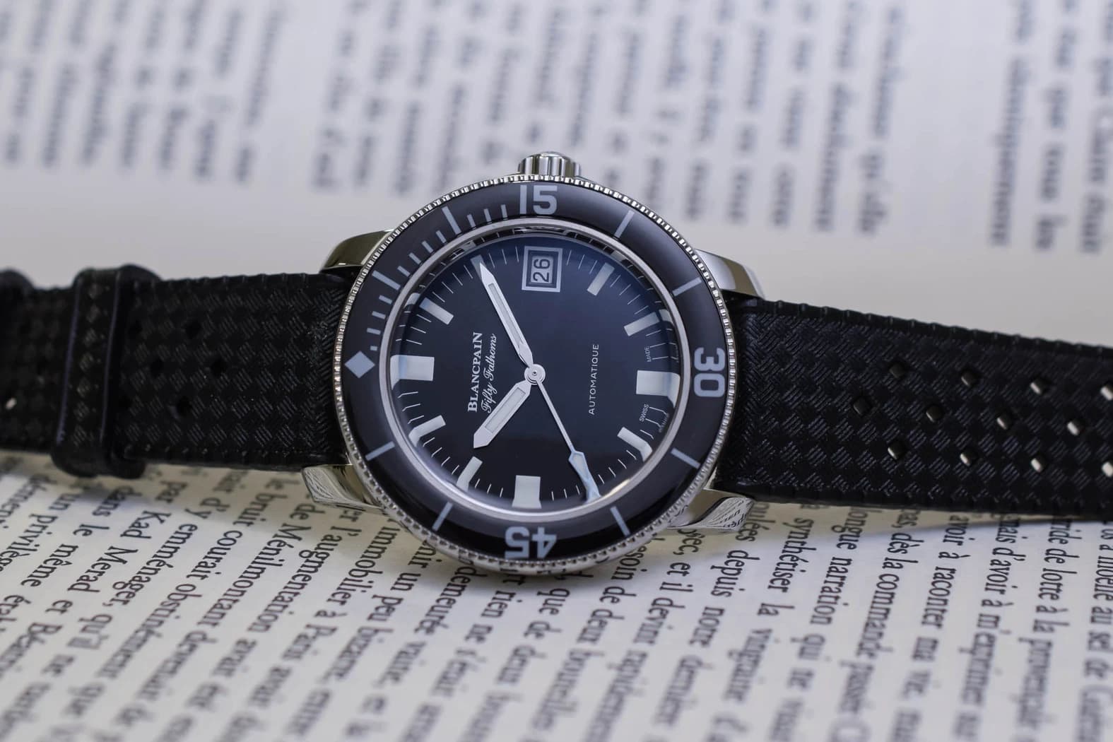 Blancpain Fifty Fathoms Barakuda ref. 5008C-1130-B64A watch front