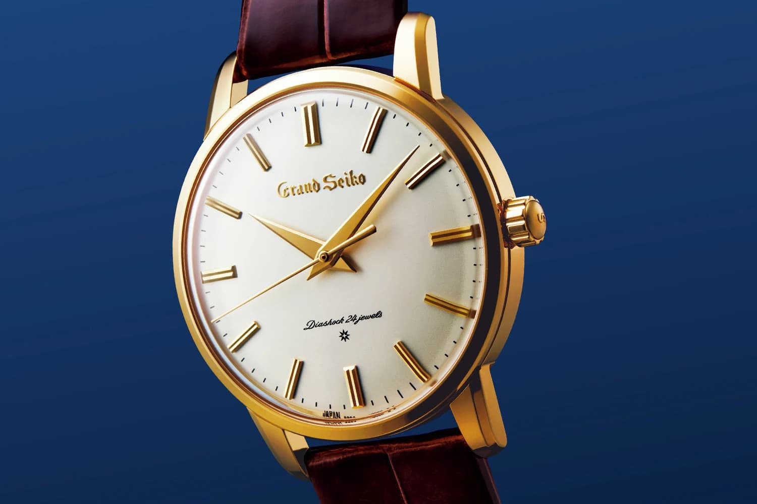Grand Seiko 55th Anniversary re-creation of the 1960 ref. 3180, SBGW252 watch front