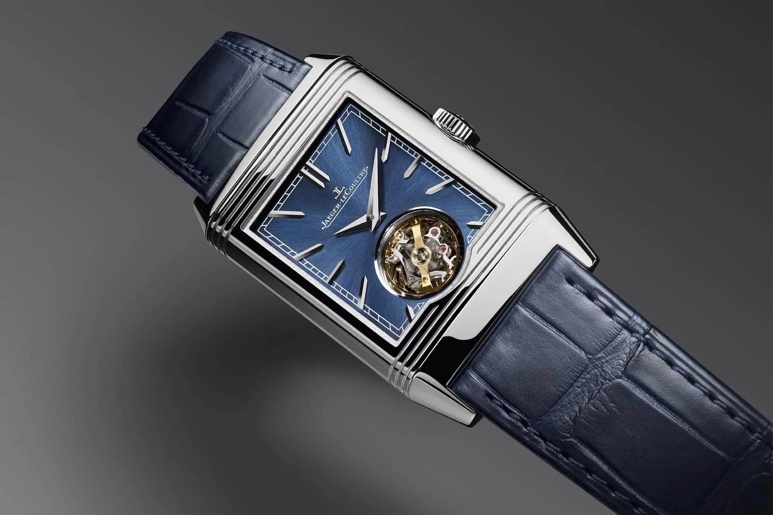 Jaeger-LeCoultre Reverso Tribute Tourbillon Duoface ref. Q3926480 watch front