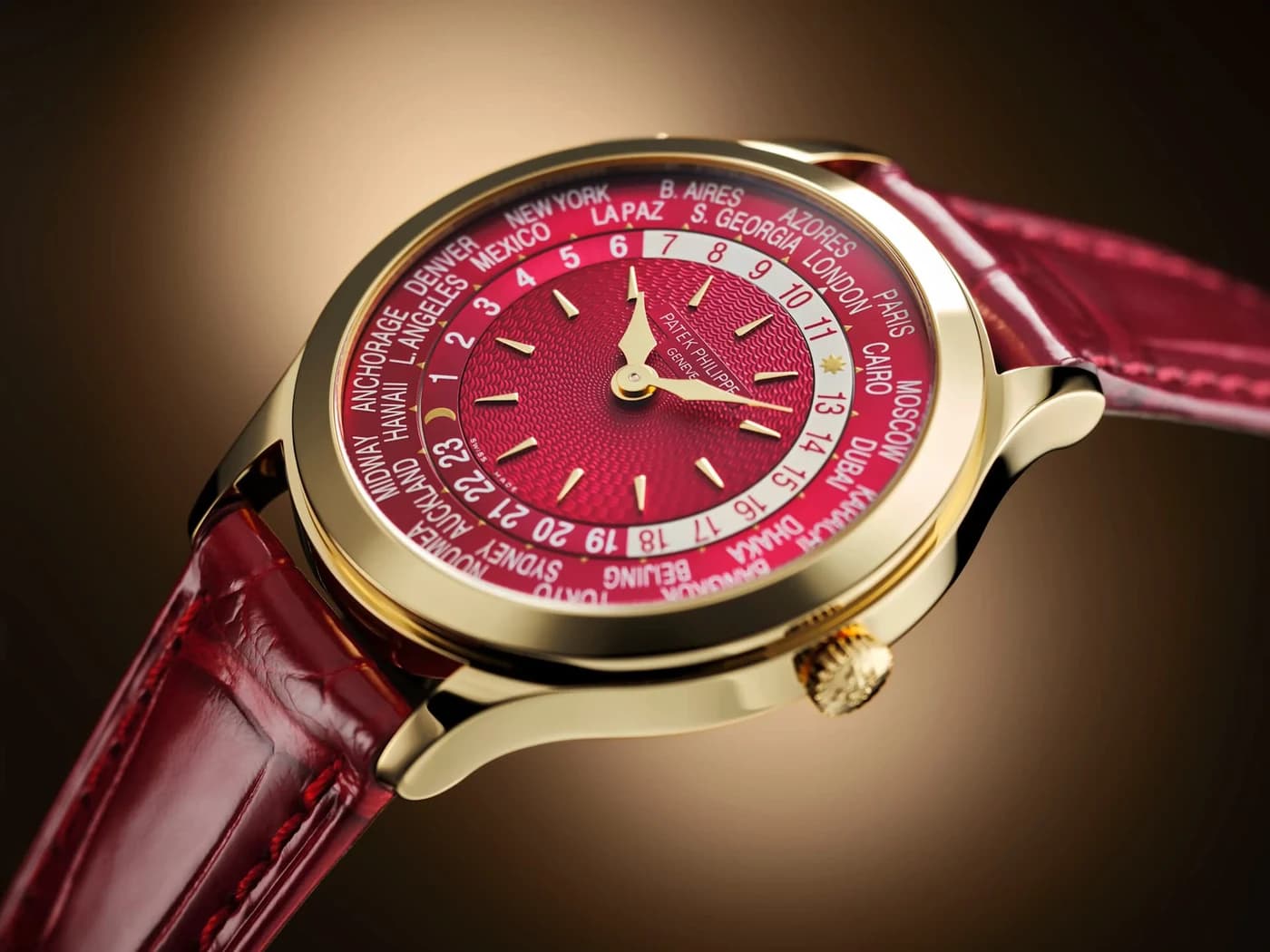 Patek Philippe World Time ref. 7129J-001 watch front
