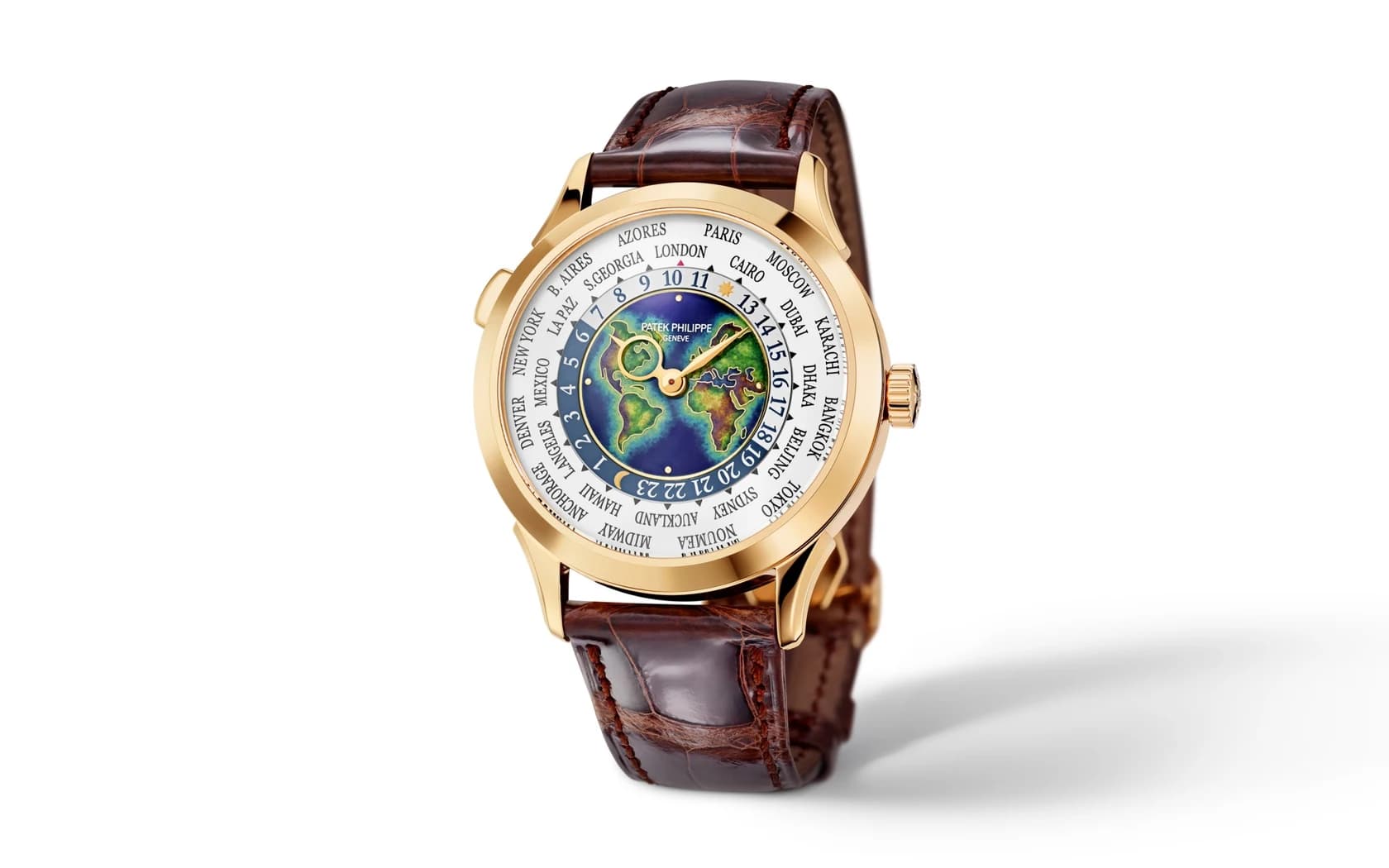 Patek Philippe World Time ref. 5231J-001 watch front