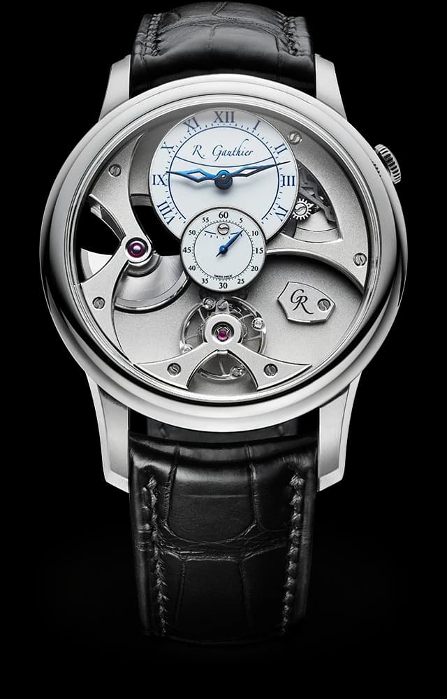 Romain Gauthier Insight Micro-Rotor Platinum ref. MON00300 watch front