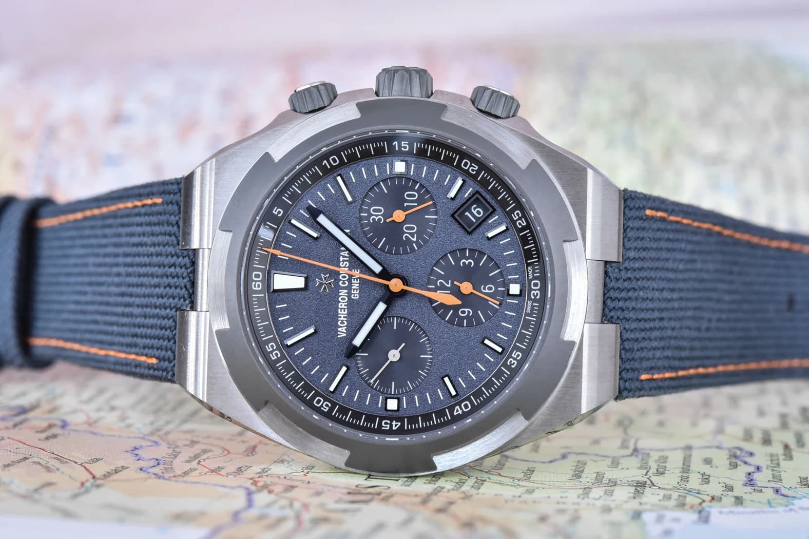 Vacheron Constantin Overseas Chronograph "Everest" ref. 5510V/000T-B923 watch front