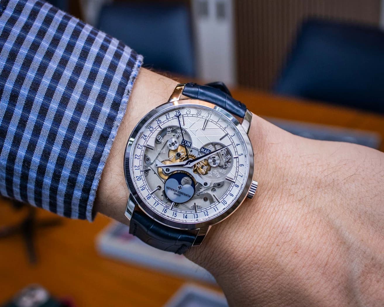 Vacheron Constantin Complete Calendar Openface ref. 4020T/000P-H038 watch front