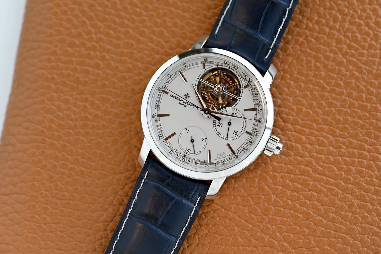 Vacheron Constantin Tourbillon Chronograph Collection Excellence Platine ref. 5100T/000P-H041 watch front