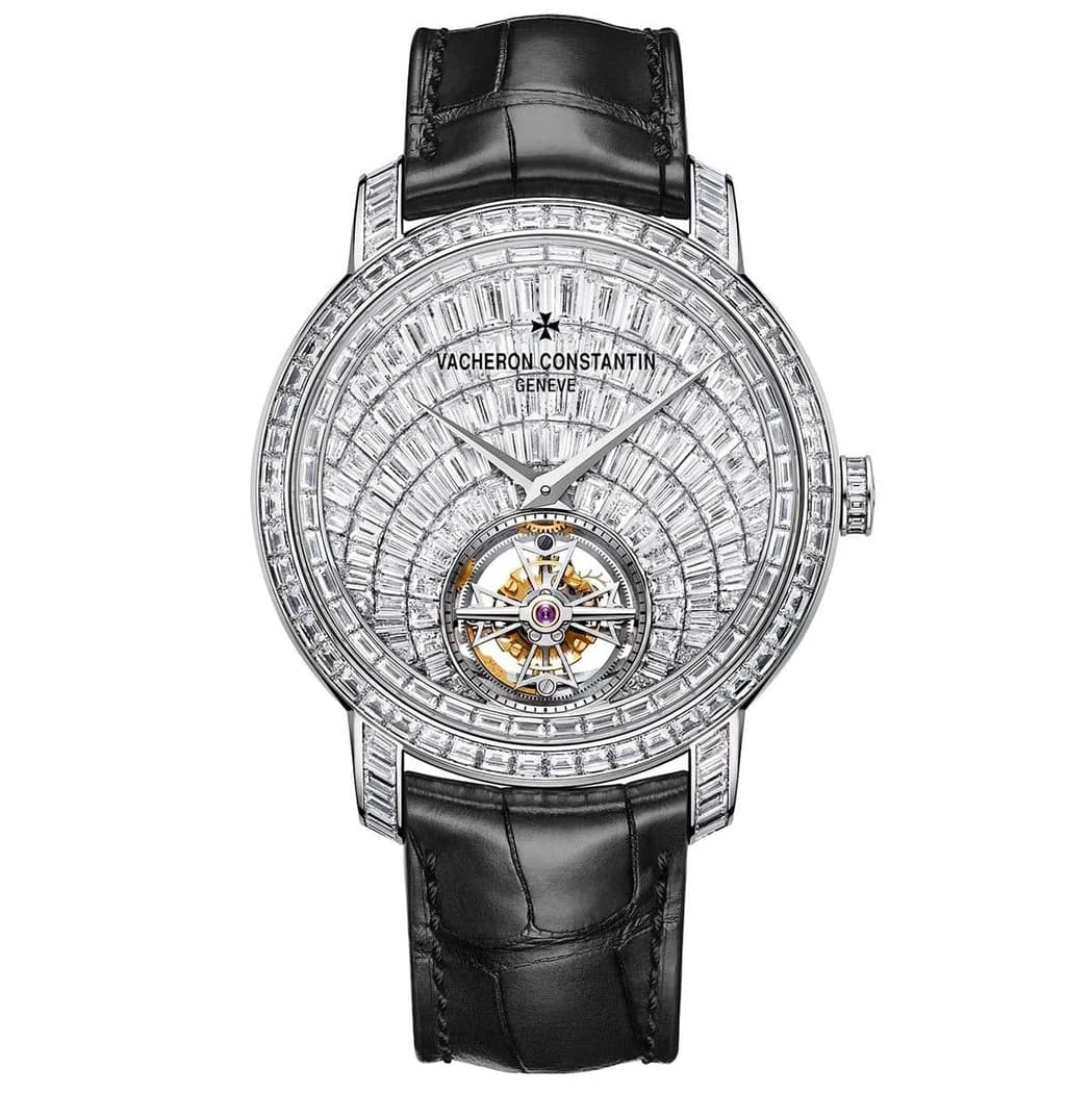 Vacheron Constantin Tourbillon High Jewellery ref. 6057T/000G-H067 watch front