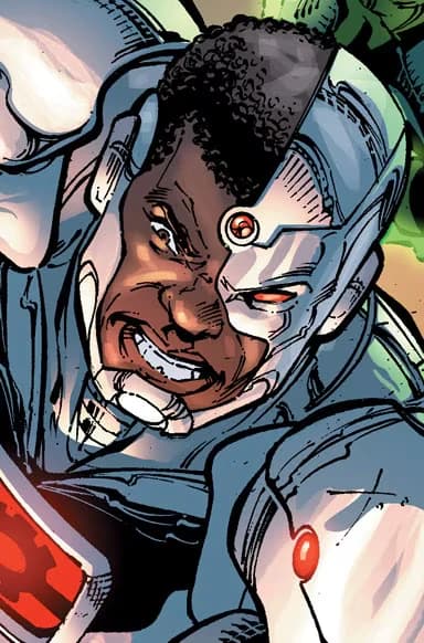 Cyborg comic artwork