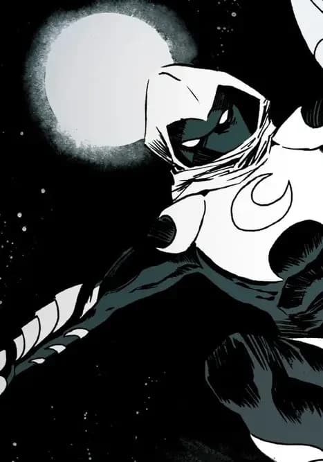 Moon Knight comic artwork