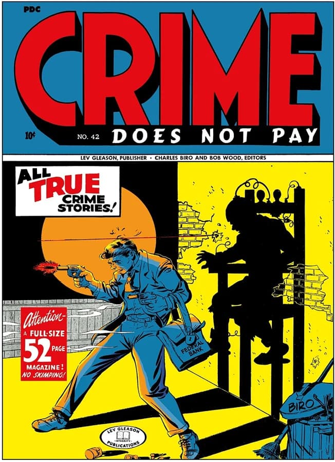 Crime Does Not Pay #42 cover