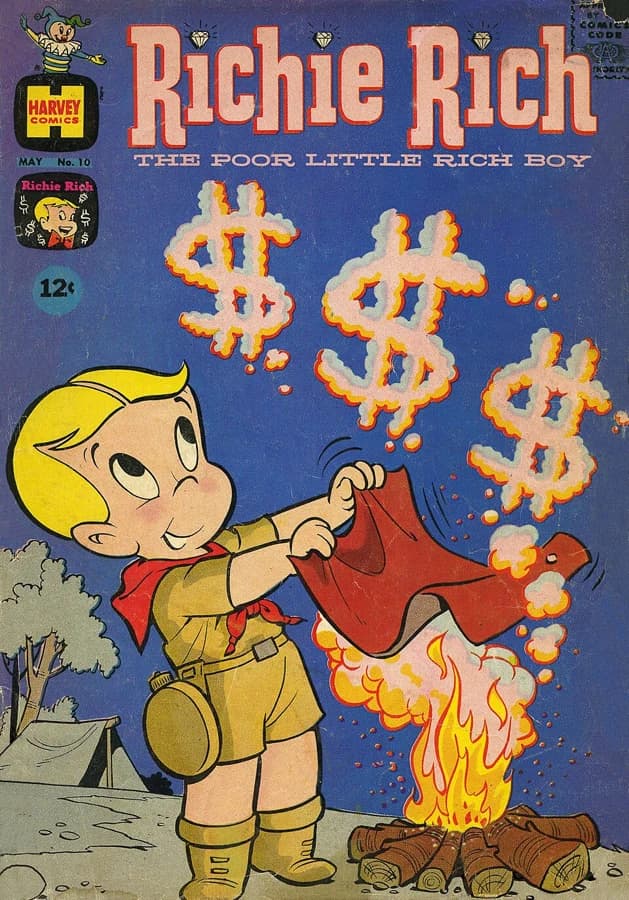 Richie Rich #10 cover (May 1962)