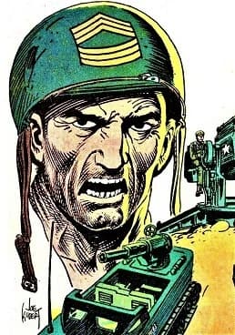 Sgt. Rock comic artwork