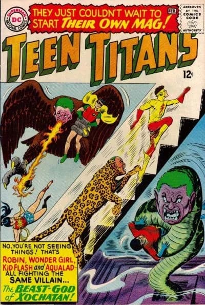 Teen Titans #1 cover (1966)