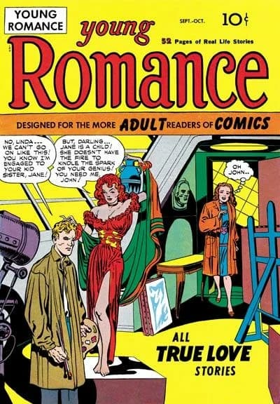 Young Romance #1 cover (1947)