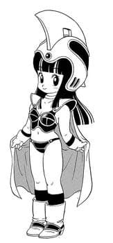 Chi-Chi official Dragon Ball manga artwork by Akira Toriyama