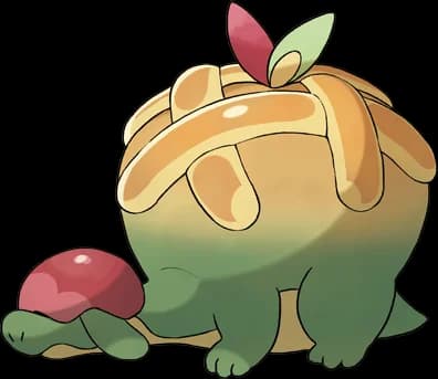 Appletun official Pokédex artwork