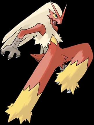 Blaziken official Pokédex artwork