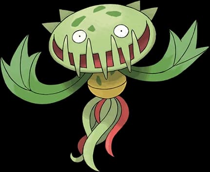 Carnivine official Pokédex artwork
