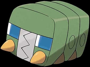 Charjabug official Pokédex artwork