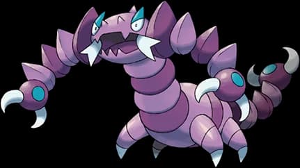 Drapion official Pokédex artwork