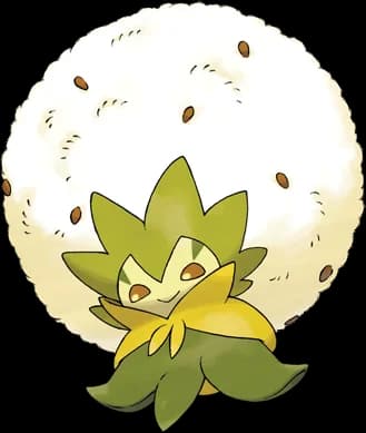 Eldegoss official Pokédex artwork