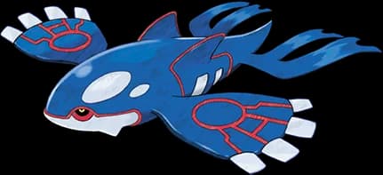 Kyogre official Pokédex artwork