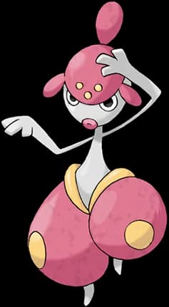 Medicham official Pokédex artwork