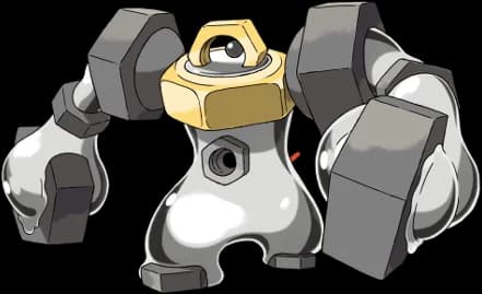 Melmetal official Pokédex artwork