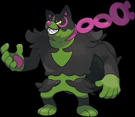 Okidogi official Pokédex artwork