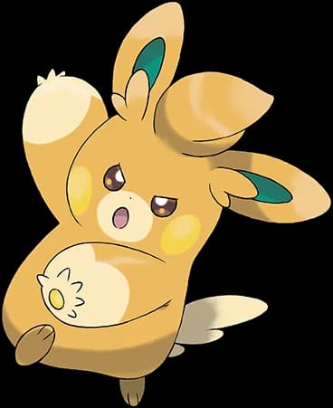 Pawmo official Pokédex artwork