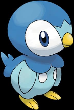 Piplup official Pokédex artwork