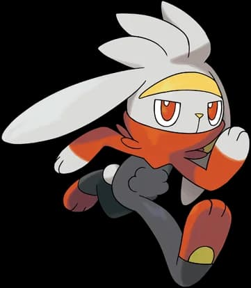 Raboot official Pokédex artwork
