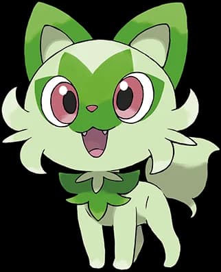 Sprigatito official Pokédex artwork