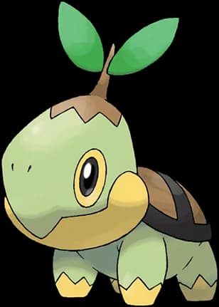 Turtwig official Pokédex artwork