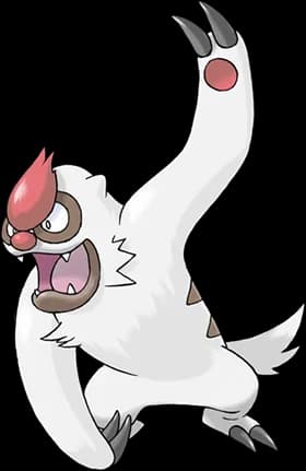 Vigoroth official Pokédex artwork