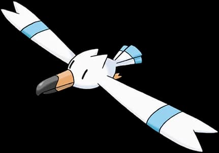 Wingull official Pokédex artwork