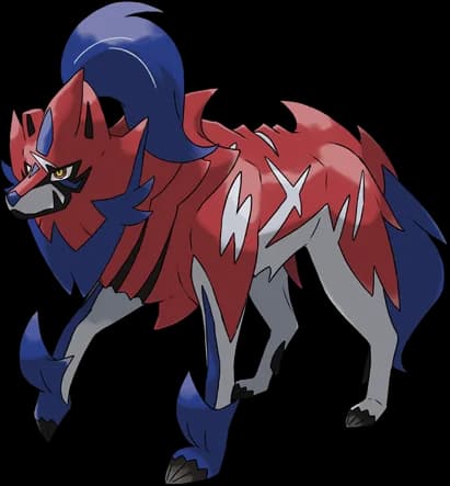 Zamazenta official Pokédex artwork