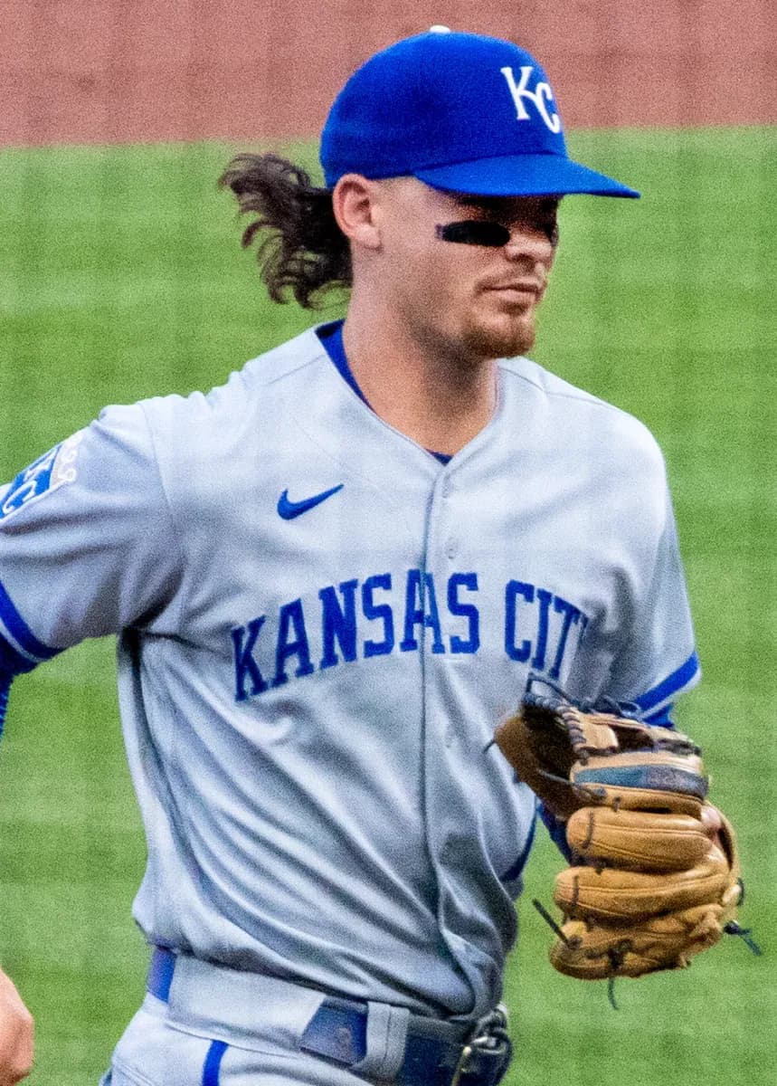 Bobby Witt Jr. in a Kansas City Royals uniform