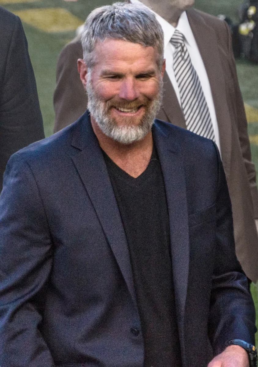 Brett Favre at Super Bowl 50 in 2016