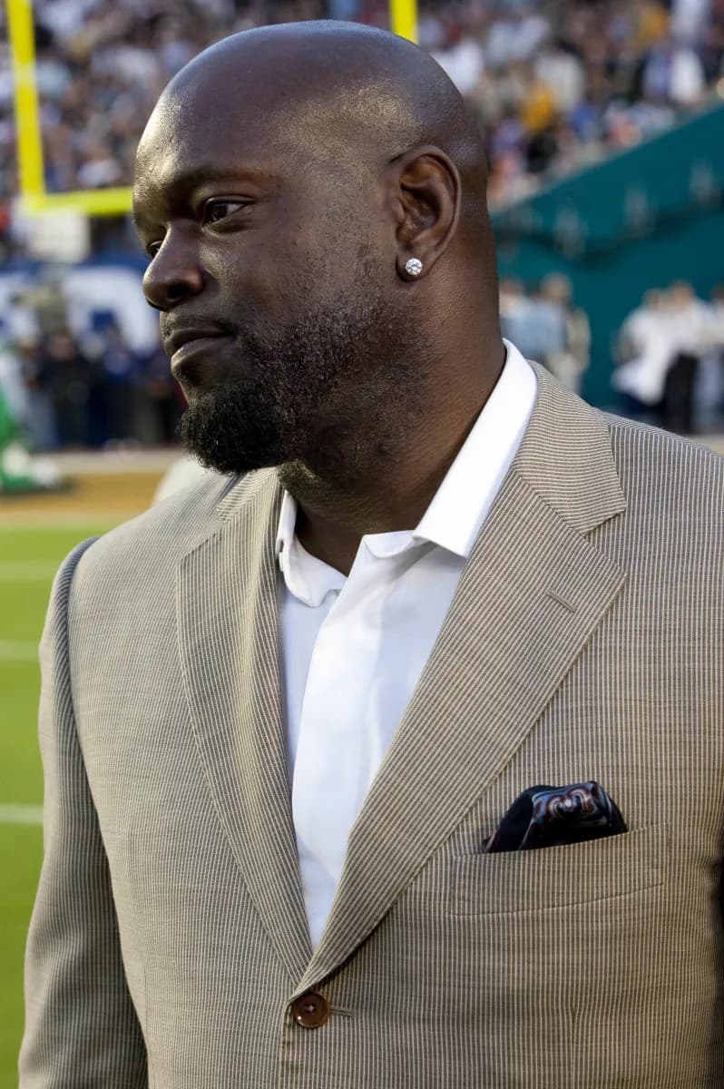 Emmitt Smith during Super Bowl XLIV week in 2010