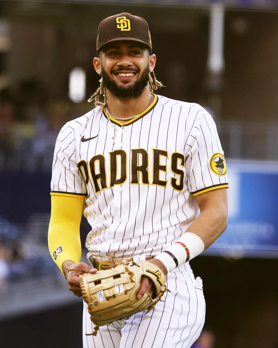 Fernando Tatís Jr. in a San Diego Padres uniform, 2021