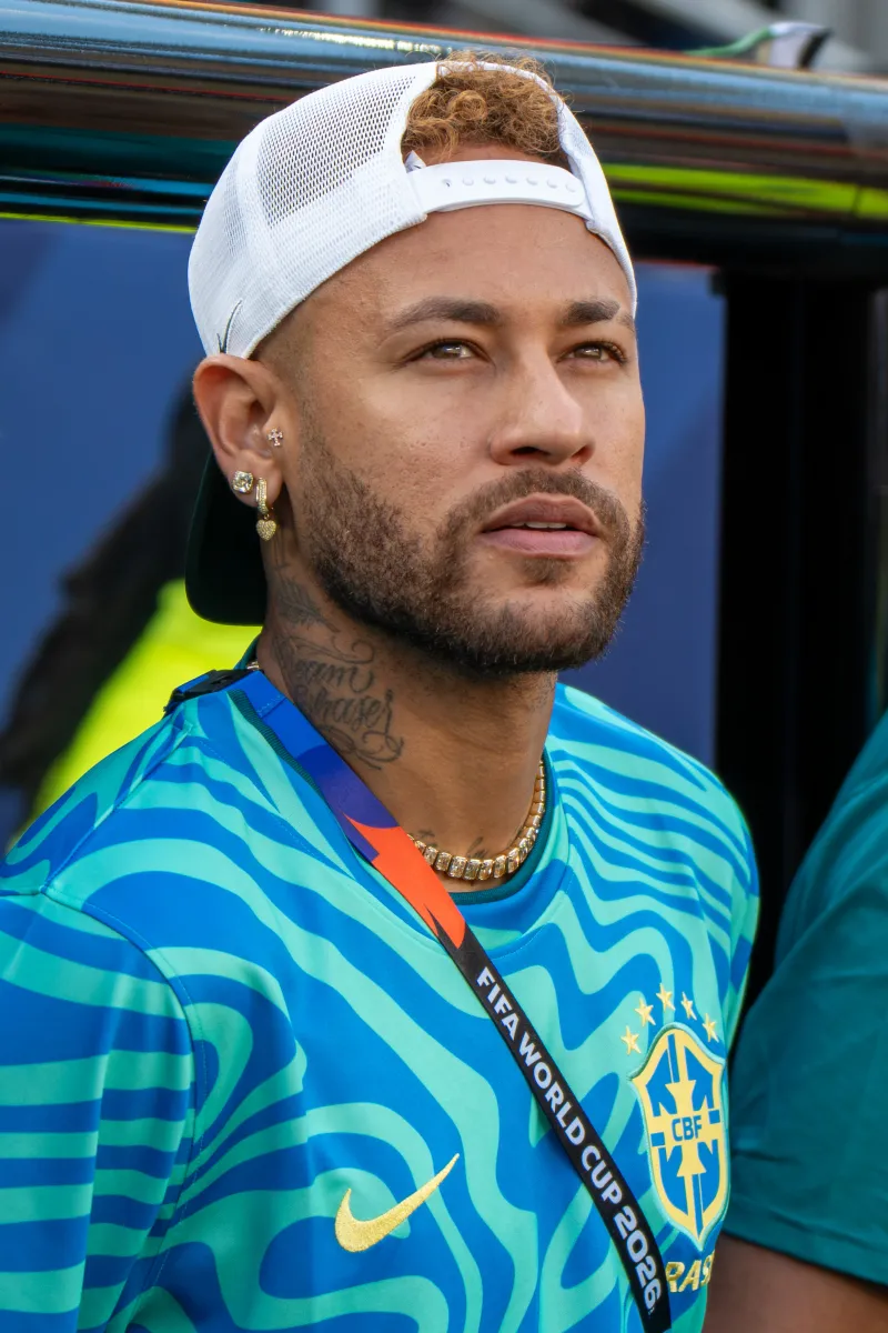 Neymar in Brazil kit at the 2026 World Cup