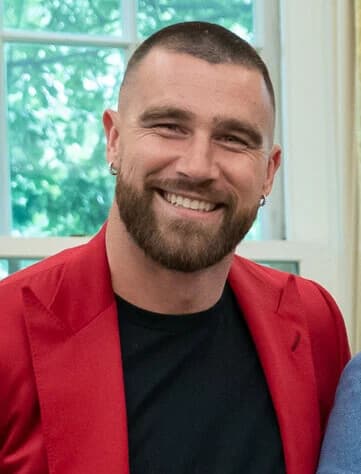 Travis Kelce at the White House in 2025