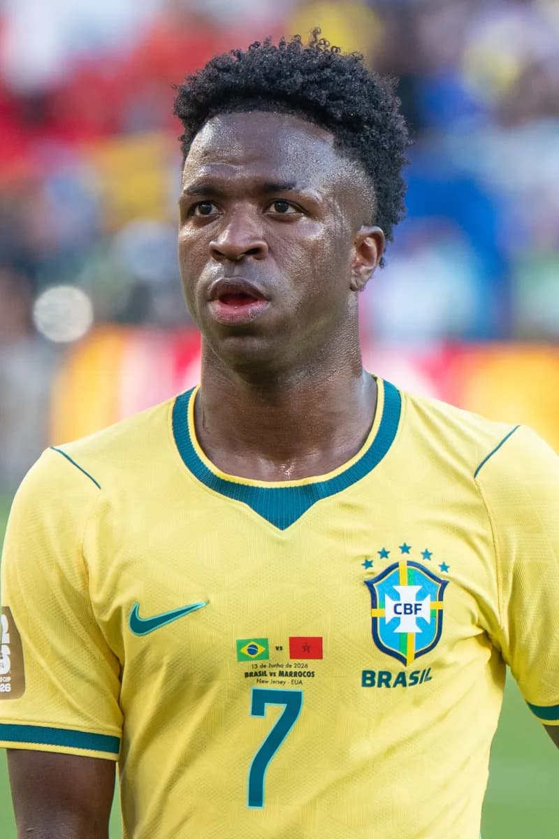 Vinícius Júnior in Brazil kit at the 2026 World Cup