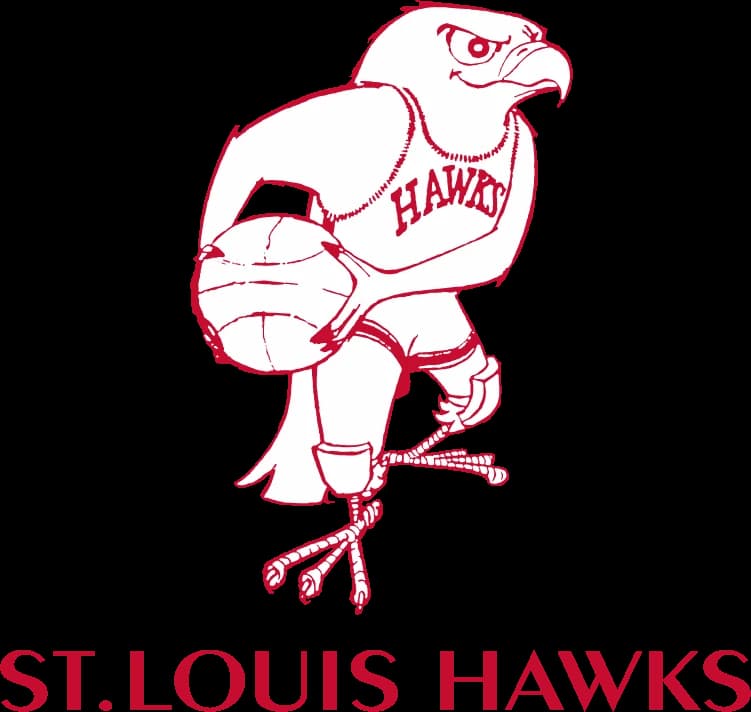 St. Louis Hawks logo (1957–1968)