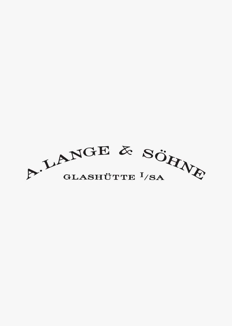A. Lange & Söhne Glashütte arched wordmark