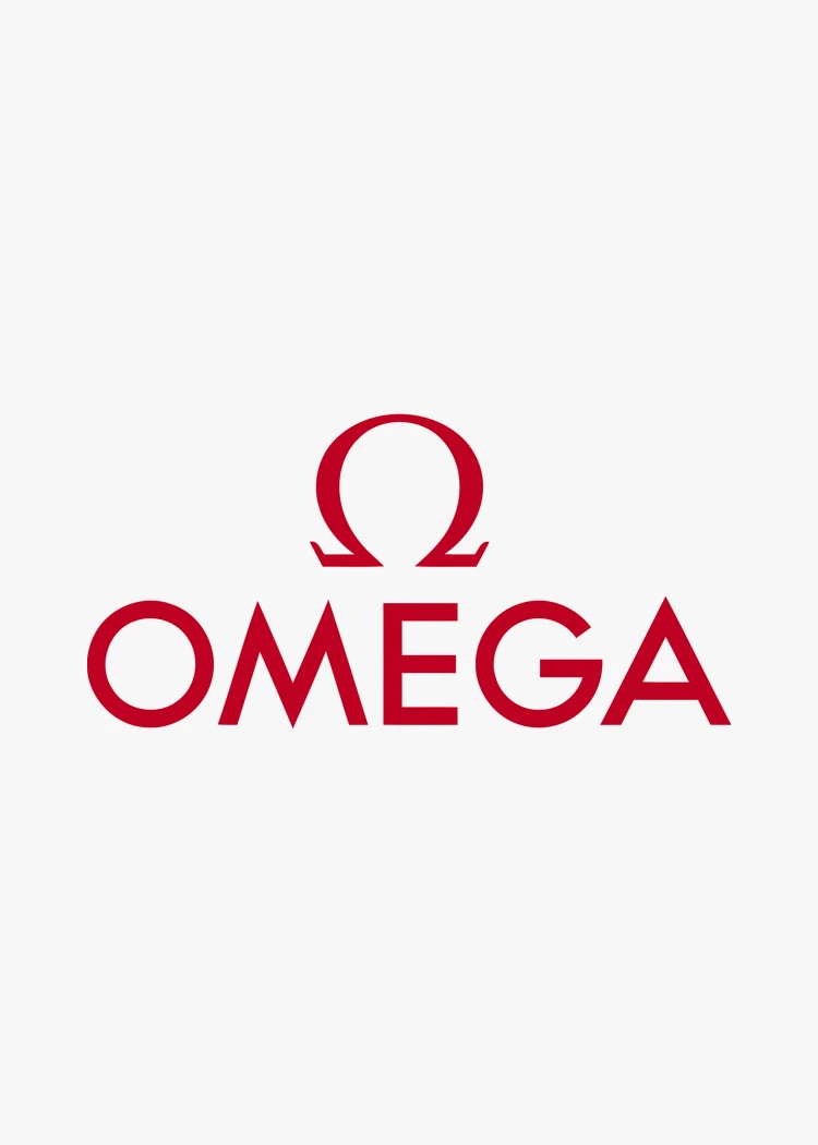 Omega symbol and wordmark